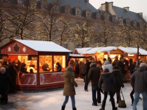 Marché de noel bretagne à Lorient dans le Morbihan