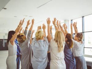 Activité d'équipe pour un séminaire professionnel