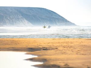Vue de la presqu'île de Crozon, l'un des meilleurs spots de surf en Bretagne