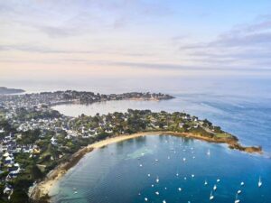 Plage du Tréno à Arzon dans le Golfe du Morbihan